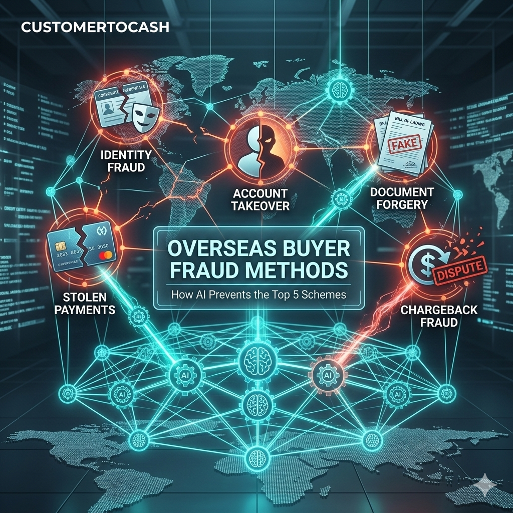 Top 5 Overseas Buyer Fraud Methods – And How AI Helps Prevent Them